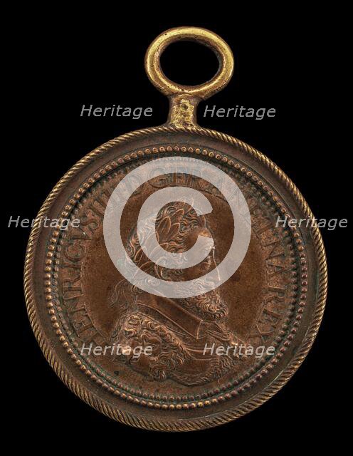 Henri IV, 1553-1610, King of France 1589 [obverse], 1601. Creator: Philippe Danfrie.