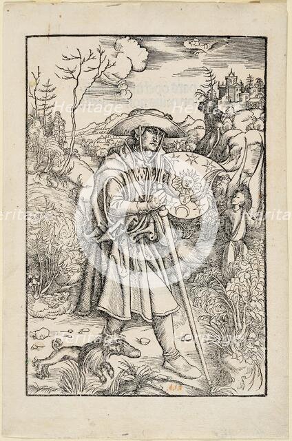 Jean Gerson as a pilgrim, before 1502. Creator: Dürer; Albrecht (1471-1528).