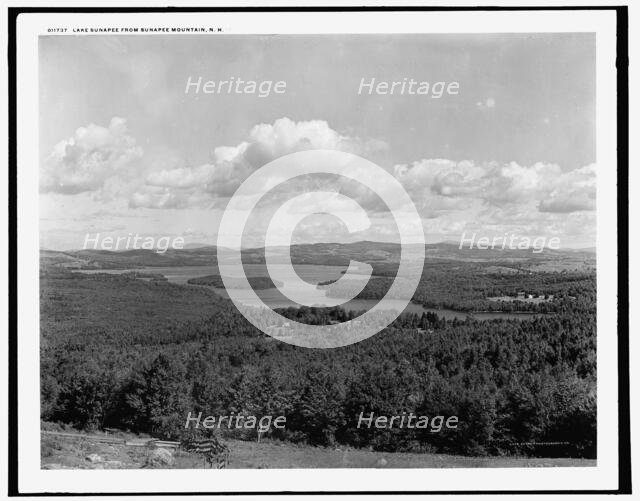 Lake Sunapee from Sunapee Mountain, N.H., c1900. Creator: Unknown.