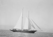 The schooner 'Amaryllis', 1933. Creator: Kirk & Sons of Cowes.