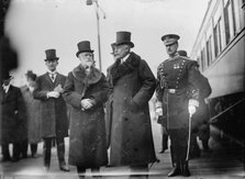 Ambassador James Bryce; Arthur, The Duke of Connaught; Maj. Butt, 1911. Creator: Harris & Ewing.