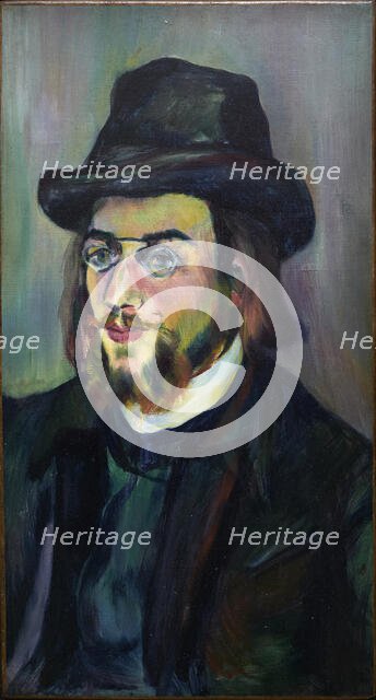 Portrait of Erik Satie (1866-1925), 1893. Creator: Valadon, Suzanne (1865-1938).