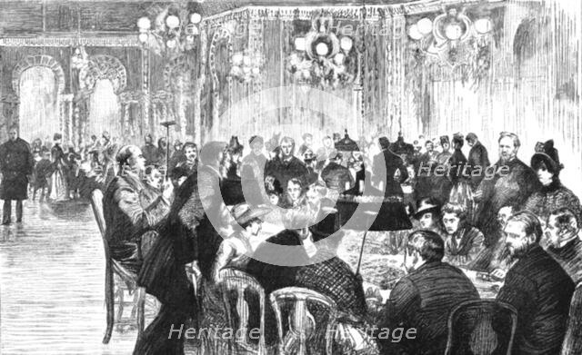 'A Visit to Monte Carlo, The Interior of the Gambling Saloon', 1886.  Creator: Unknown.