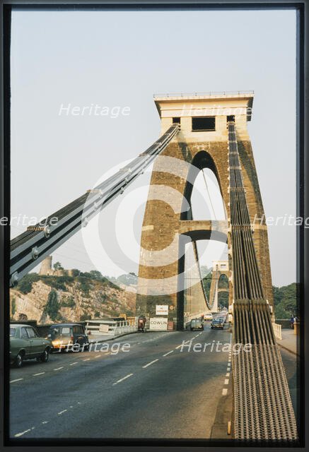 Clifton Suspension Bridge, Clifton, City of Bristol, 1972. Creator: Dorothy Chapman.