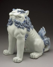 Okimono in the Form of a Chinese Lion, 19th century. Creator: Unknown.