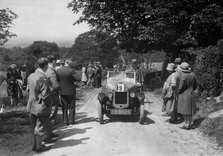 Austin 7 Cup Model of Miss J Sander of the London Centre Team at the JCC Inter-Centre Rally, 1932. Artist: Bill Brunell.