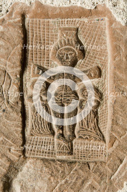 Wall carvings on the second floor in the keep, Carlisle Castle, Cumbria, 2007. Artist: Historic England Staff Photographer.