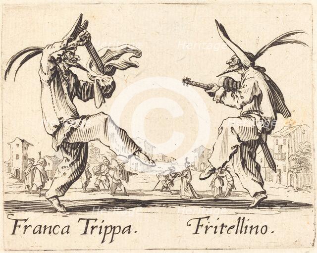 Franca Trippa and Fritellino, c. 1622. Creator: Jacques Callot.