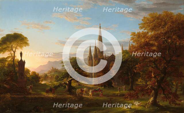 The Return, 1837. Creator: Thomas Cole.
