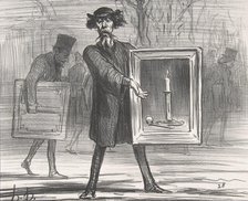 Ils m'ont refusé ça...les ignares!!, 1859.  Creator: Honore Daumier.