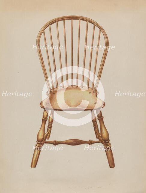 Windsor Chair, c. 1936. Creator: Gerald Bernhardt.
