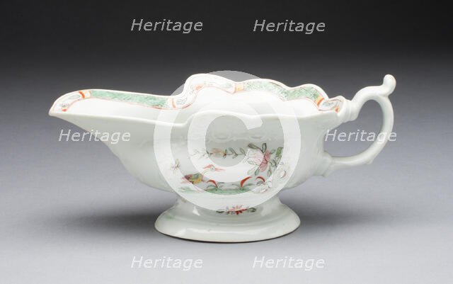 Sauceboat, Worcester, c. 1755. Creator: Royal Worcester.