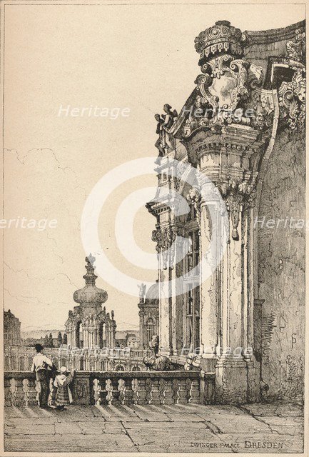 'Dresden', c1820 (1915). Artist: Samuel Prout.