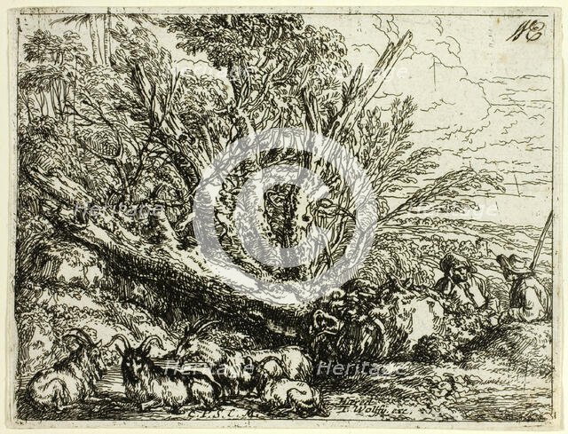 Italian Landscape with Ruins, n.d. Creator: Jonas Umbach.