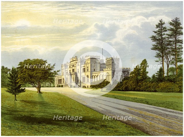 Rossie Castle, Forfarshire, Scotland, home of the Macdonald family, c1880. Artist: Unknown