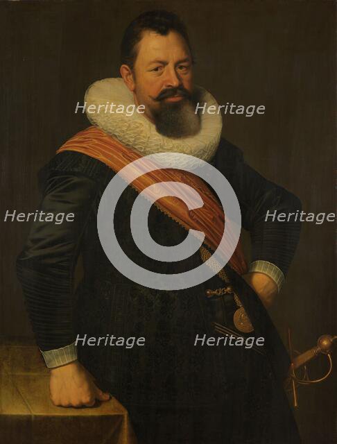 Portrait of Jochem Hendricksz Swartenhont (1566-1627), 1627. Creator: Nicolaes Eliasz Pickenoy.