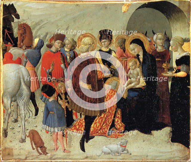 The Adoration of the Magi, ca 1435. Artist: Sassetta (1392-1450)
