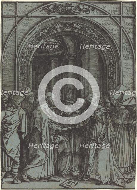 The Betrothal of the Virgin, c.1504-1505 (printed 1560s/1570s). Creator: Albrecht Durer.