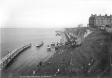 Bathing machines at Cliftonville, Margate, Kent, 1890-1910. Artist: Unknown