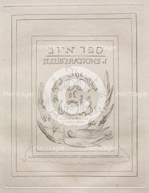 The Book of Job, 1825. Creator: William Blake (British, 1757-1827).