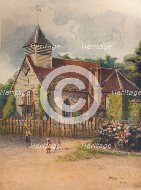 'St. George's Church, Esher', 1911, (1914). Artist: James S Ogilvy.