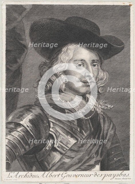 Portrait of Cardinal-Infante Ferdinand of Austria, ca. 1710-38. Creator: Suzanne Elizabeth Silvestre.