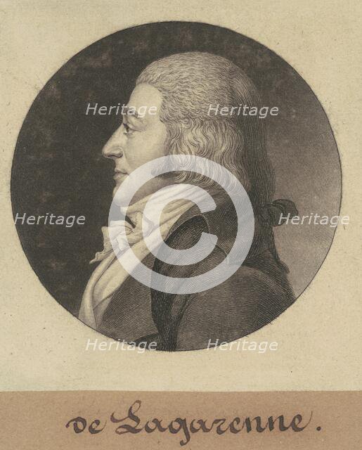 Charles de Lagarenne, 1800. Creator: Charles Balthazar Julien Févret de Saint-Mémin.