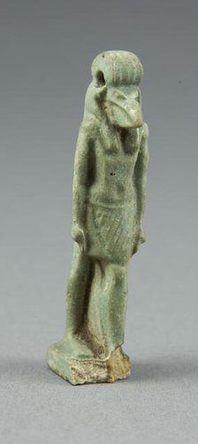 Amulet of the God Thoth, Egypt, Late Period, Dynasties 26-31 (664-332 BCE). Creator: Unknown.