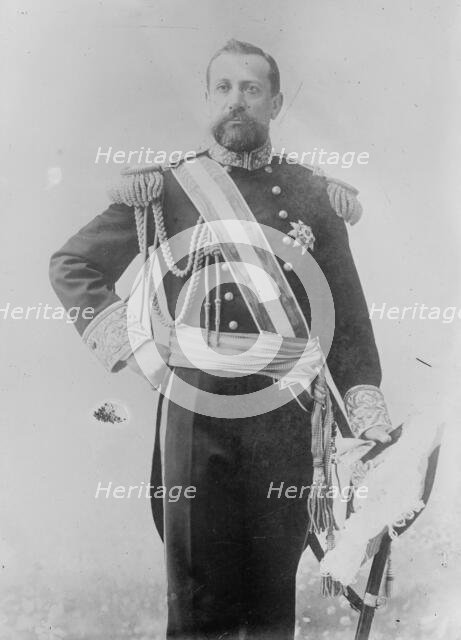 Prince of Monaco, in uniform, 1910. Creator: Bain News Service.