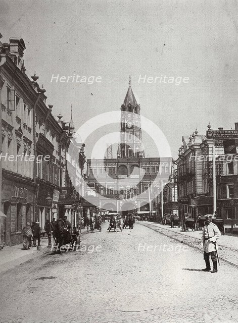 The Sukharev Tower, Moscow, Russia, 1902 Artist: Otto Kirchner