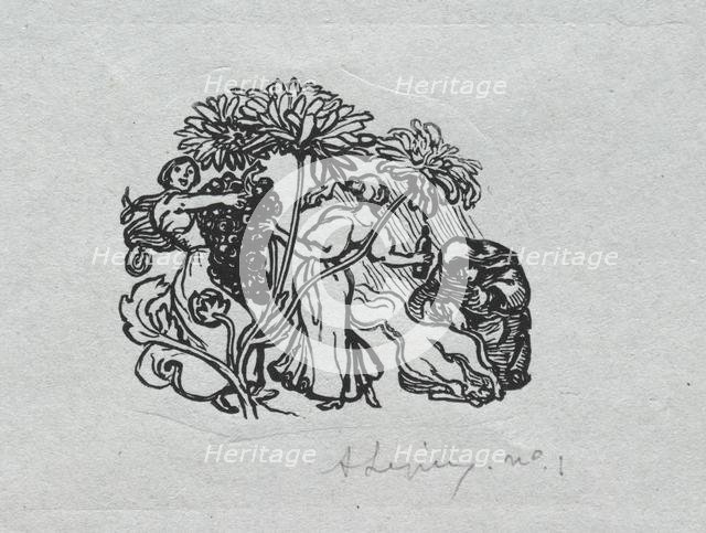 Paris Almanac, 1897: Tail-piece, Autumn, 1897. Creator: Auguste Louis Lepère (French, 1849-1918).