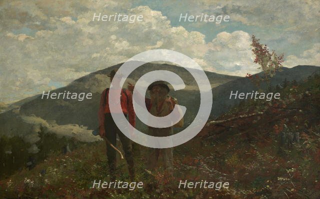 Two Guides, 1877. Creator: Winslow Homer.