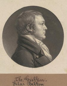 Thomas Griffin, 1805. Creator: Charles Balthazar Julien Févret de Saint-Mémin.