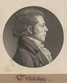 Nimrod Owings, c. 1804. Creators: Charles Balthazar Julien Févret de Saint-Mémin, Nimrod Owings.