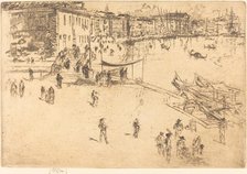The Riva, No.II, 1880. Creator: James Abbott McNeill Whistler.