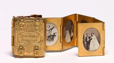 Somebody's Luggage (Miniature Wedding Album of Tom Thumb and Lavinia Warren), c. 1863. Creator: Mathew Brady (American, 1823-1896).