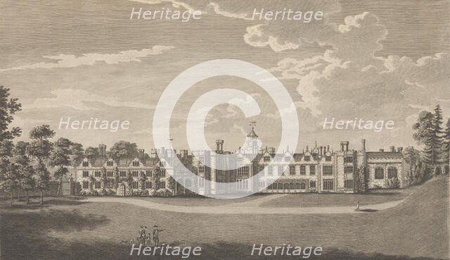 Knole, near Sevenoke, in the County of Kent, formerly a palace belonging to the Archiep..., 1777-90. Creator: Richard Bernard Godfrey.