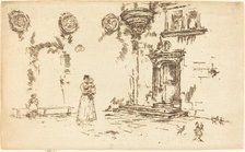 Hotel Lallement, Bourges, 1888. Creator: James Abbott McNeill Whistler.