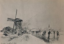 'View of the Town of Maassluis', 1862, (1946).             Artist: Johan Barthold Jongkind.
