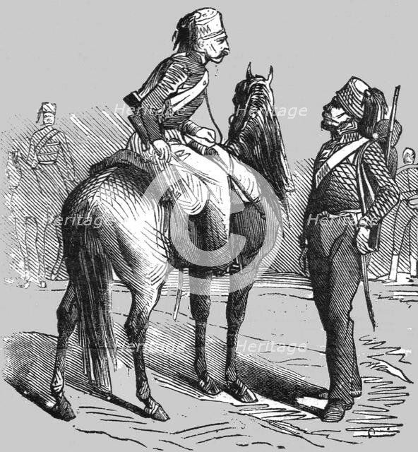 'Sebastopol; Turkish Cavalry and Infantry', 1854. Creator: Unknown.