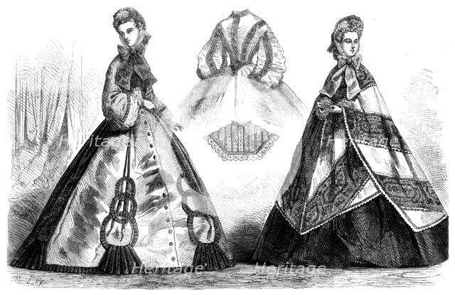 Paris fashions for November, 1862. Creator: Unknown.
