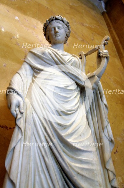Statue of Terpsichore, Muse of Dances. Artist: Unknown