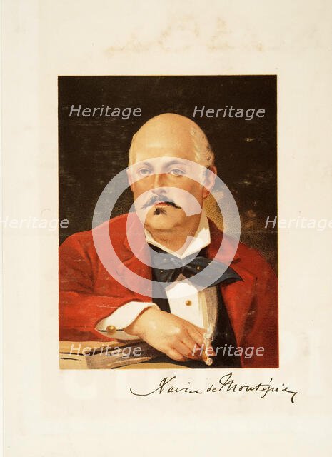Portrait of Xavier de Montépin (1823-1902), c.1890. Creator: Anonymous.