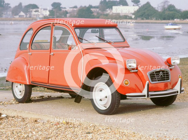 1980 Citroen 2CV. Artist: Unknown.