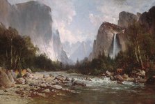 View of Yosemite Valley, 1885. Creator: Thomas Hill.