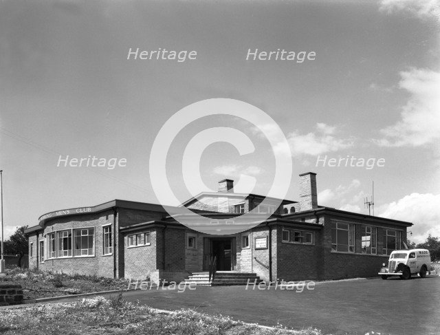 Exterior of the Royston Working Men's Club Barnsley, South Yorkshire, 1962. Artist: Michael Walters