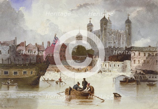 Tower of London, c1800. Artist: Thompson