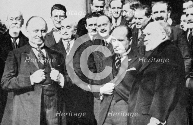 Allied representatives at the Lausanne Conference, 1922 Creator: Unknown.