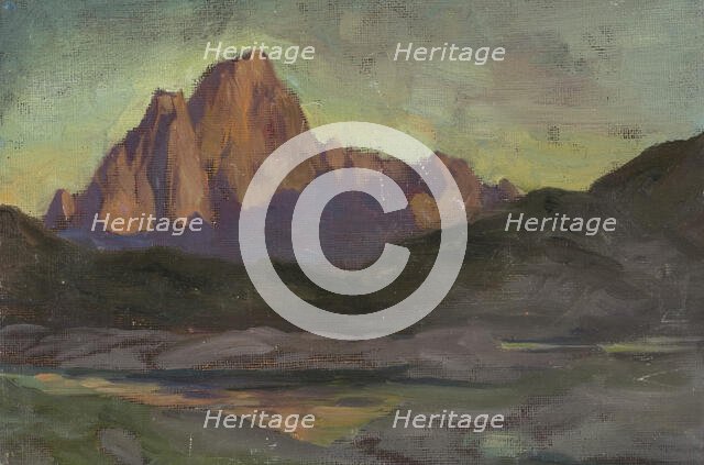 Vaagakallen. Study from Lofoten, 1901. Creator: Anna Katarina Boberg.