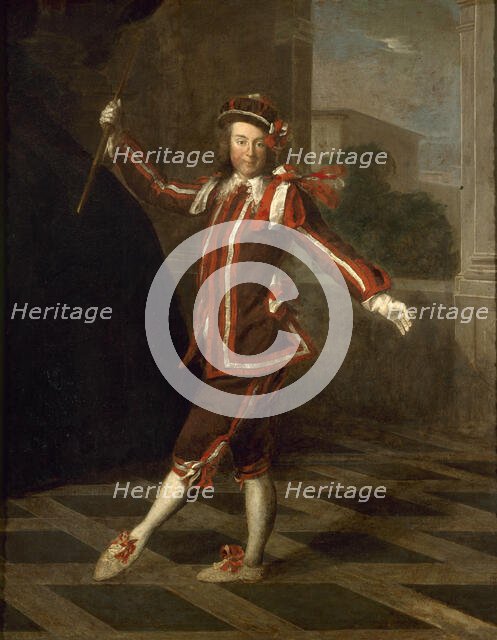 Dancing Mezzetin, ca 1720. Creator: Anonymous.